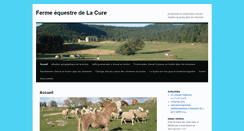 Desktop Screenshot of cheval-la-cure.com